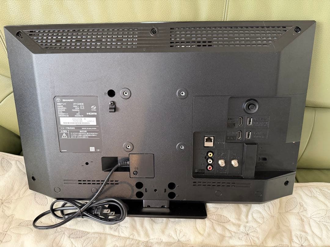 SHARP 2T-C24DE 24インチ液晶テレビ