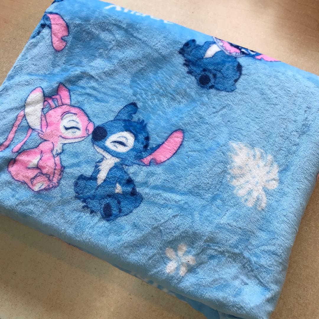 さいとうさんさん大きなスティッチのぬいぐるみ 約80cm ブランケット付き