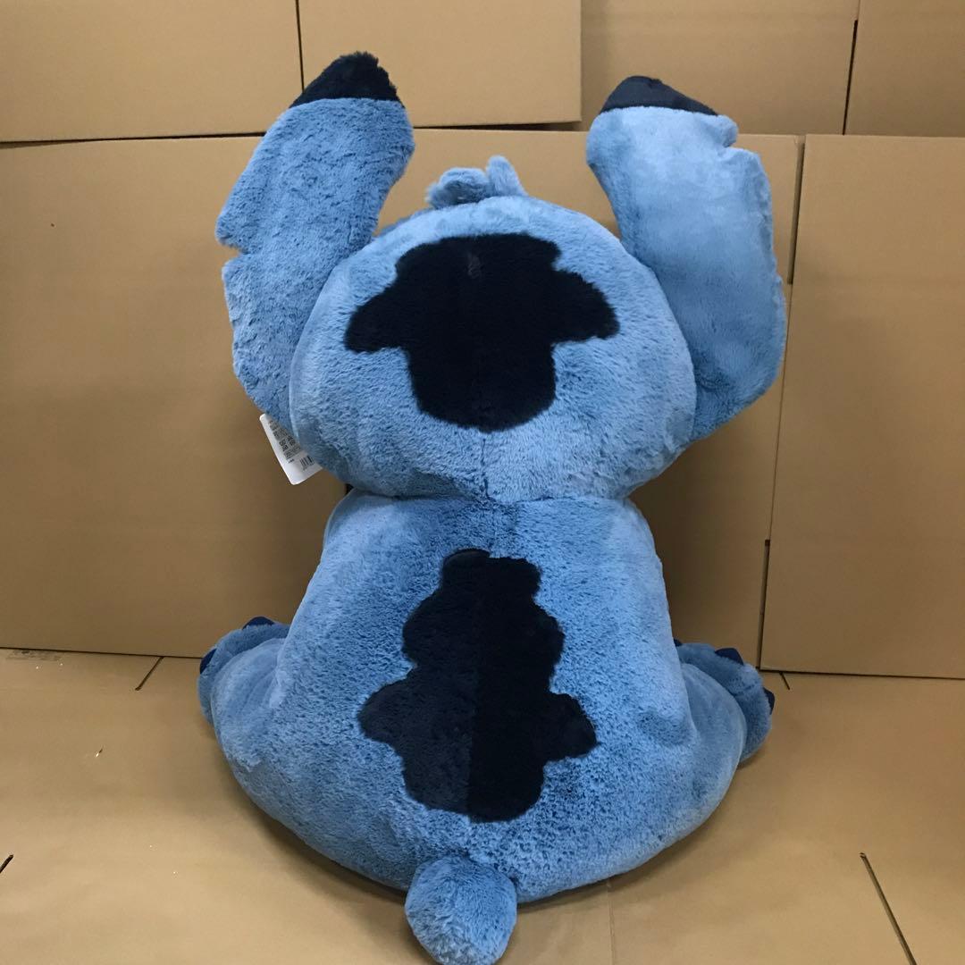 さいとうさんさん大きなスティッチのぬいぐるみ 約80cm ブランケット付き