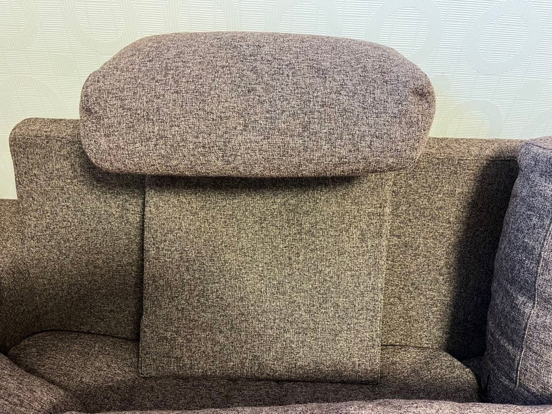 ソファー　三人掛け　ブラウン　大塚家具