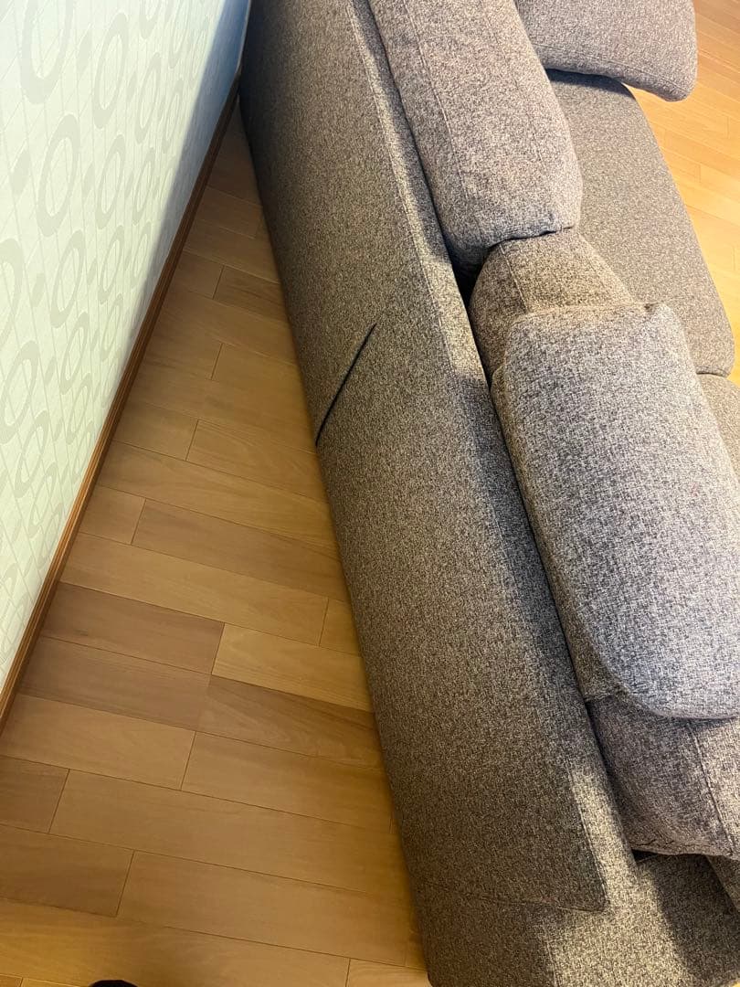 ソファー　三人掛け　ブラウン　大塚家具