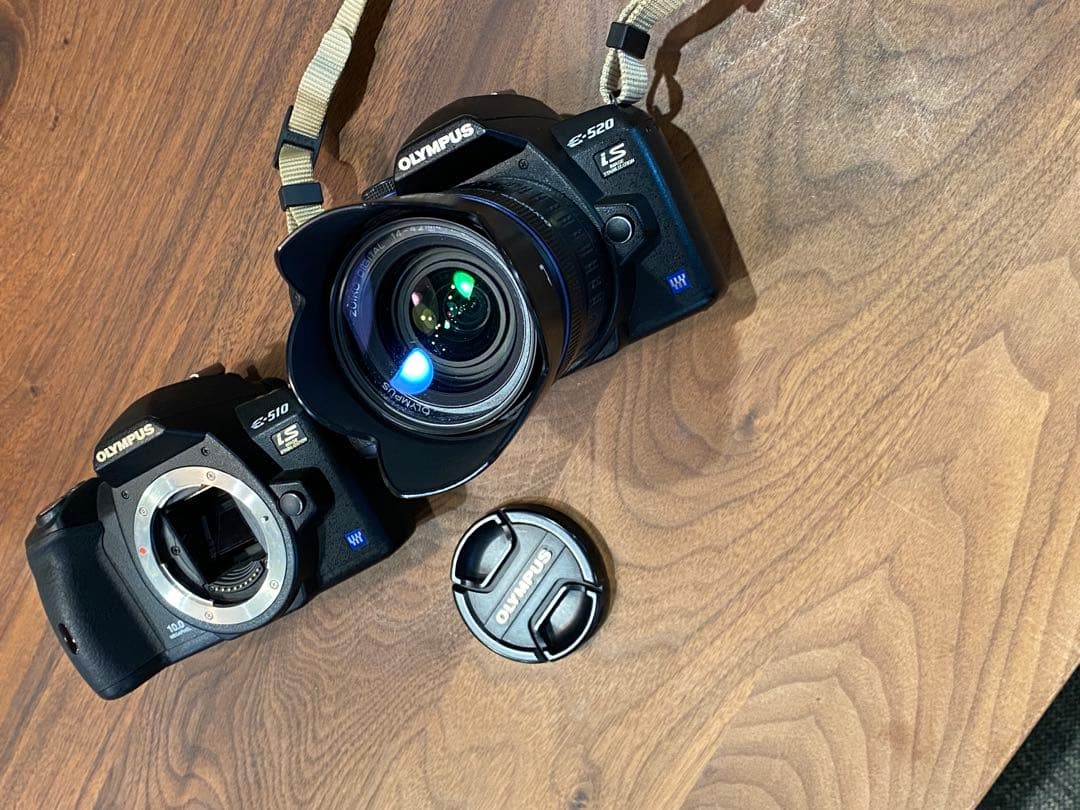 Olympus E-510 & E-520 デジタル一眼レフ　セット　動作品※注