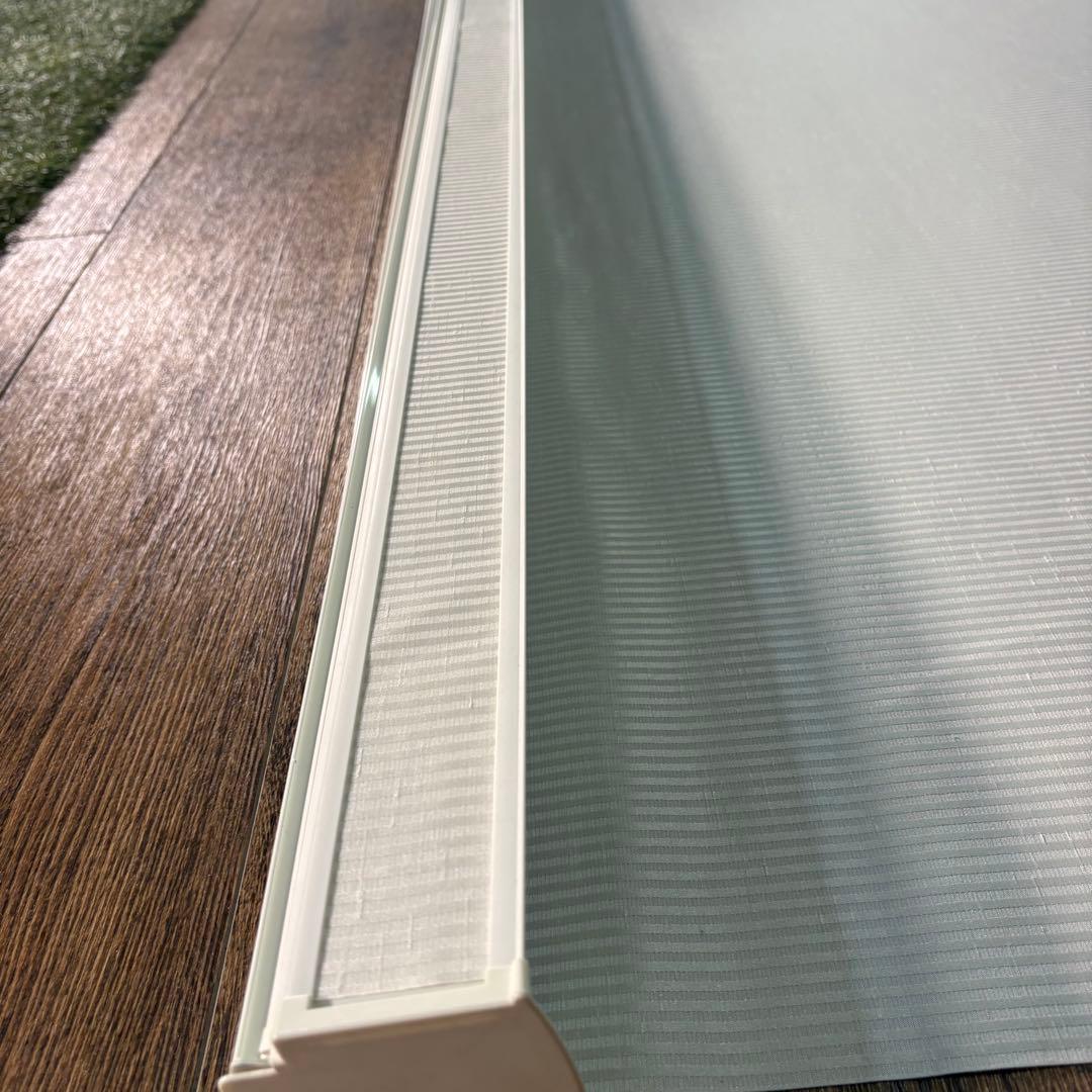 タチカワ ロールスクリーン ラルクシールド 1910 1600 白 ストライプ