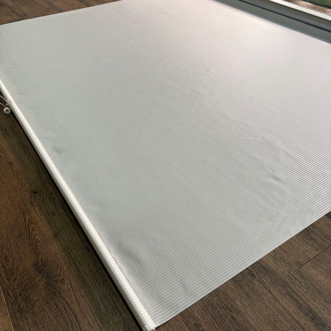 タチカワ ロールスクリーン ラルクシールド 1910 1600 白 ストライプ