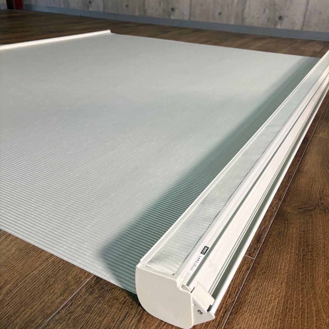 タチカワ ロールスクリーン ラルクシールド 1910 1600 白 ストライプ