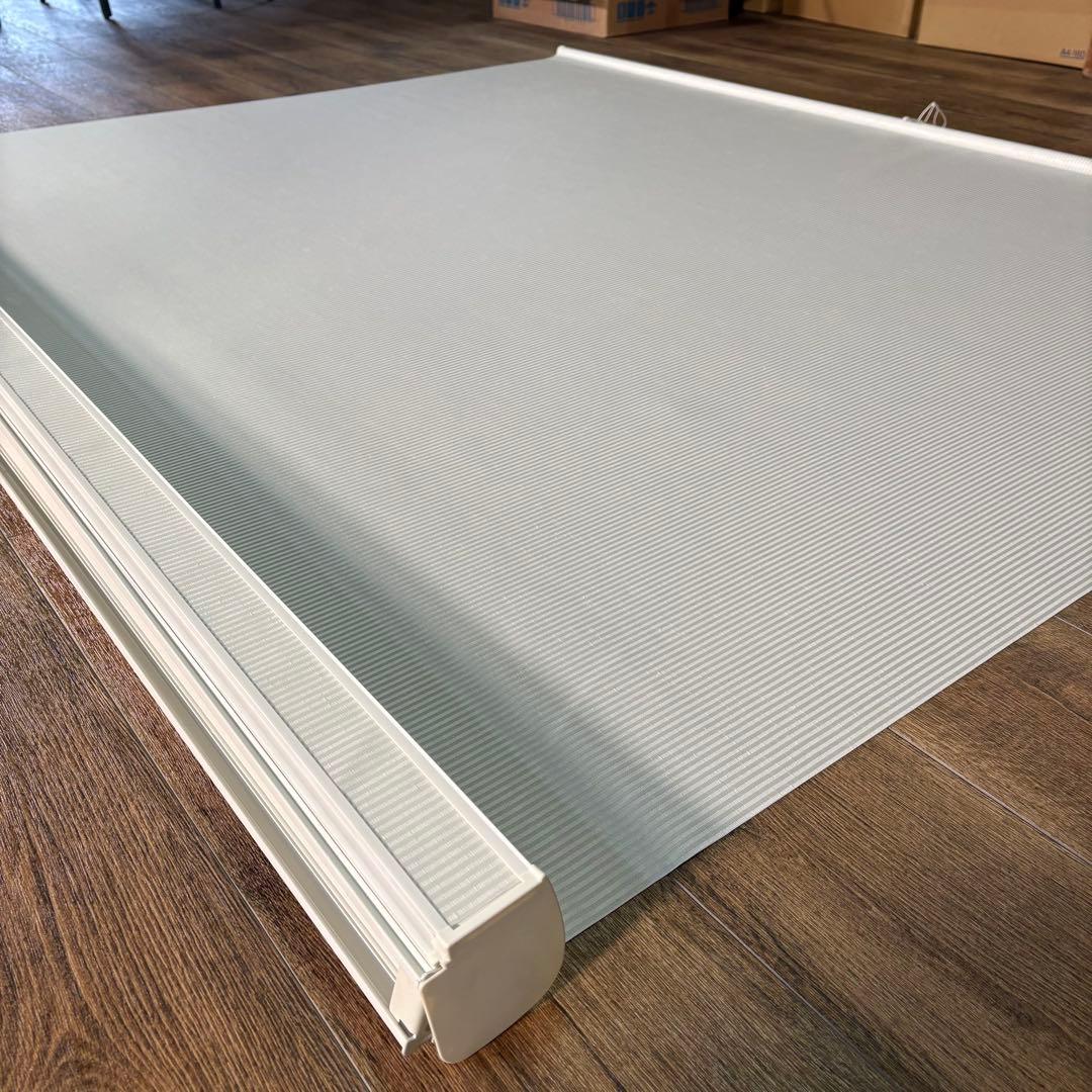 タチカワ ロールスクリーン ラルクシールド 1910 1600 白 ストライプ