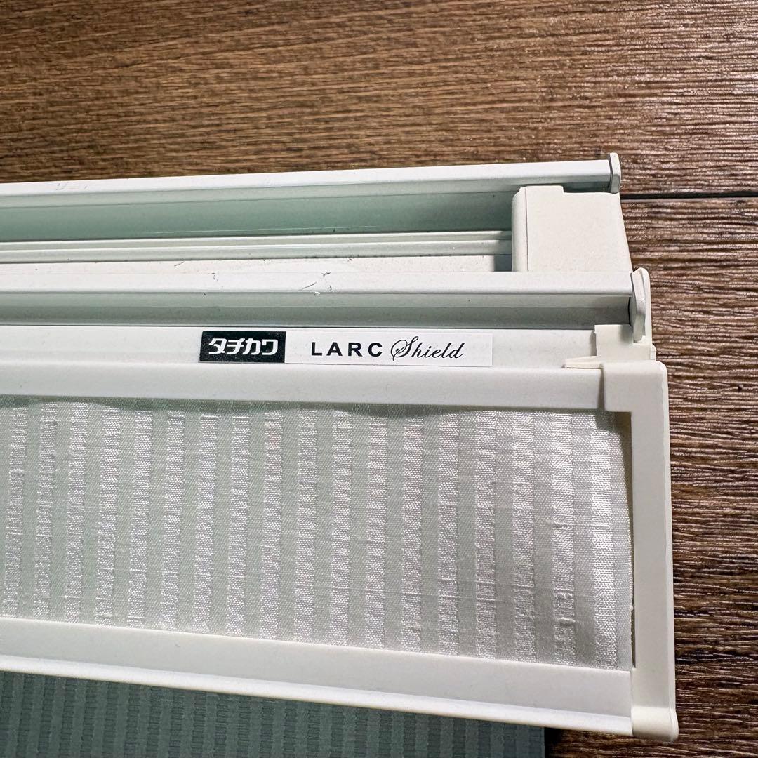 タチカワ ロールスクリーン ラルクシールド 1910 1600 白 ストライプ