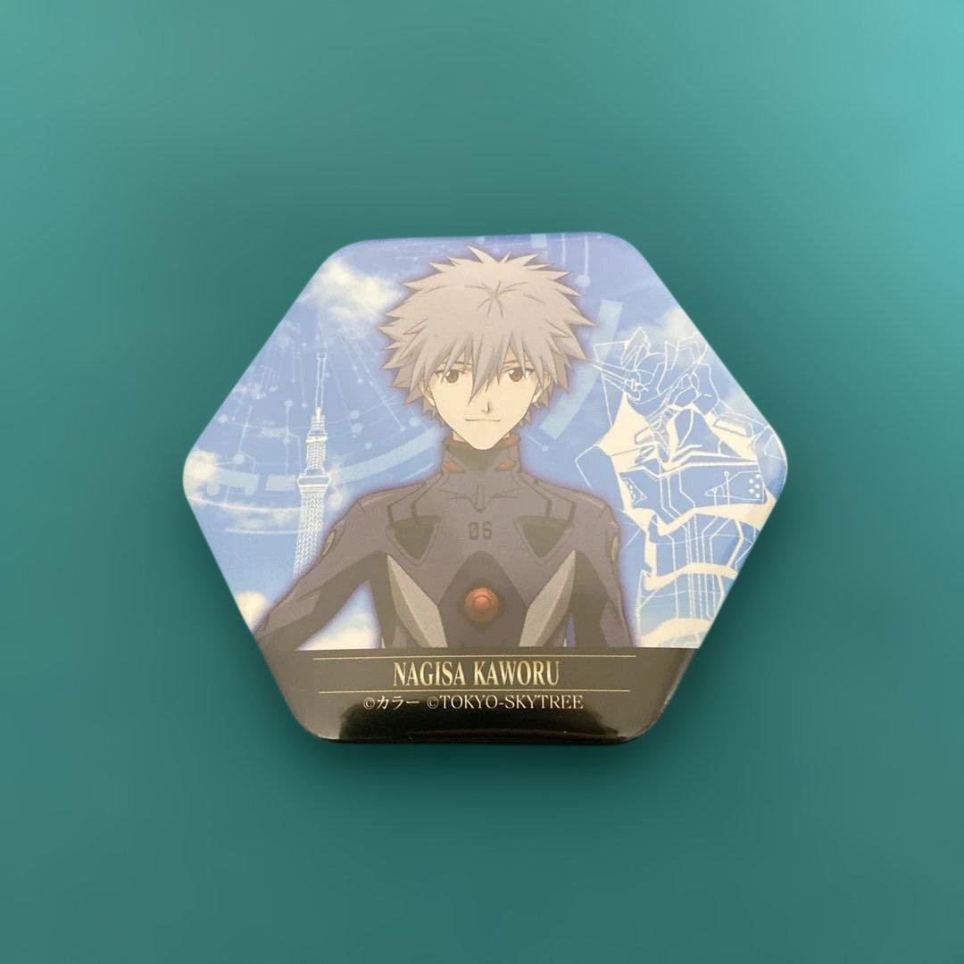 エヴァンゲリオン トウキョウスカイツリー計画 缶バッジ 渚カヲル
