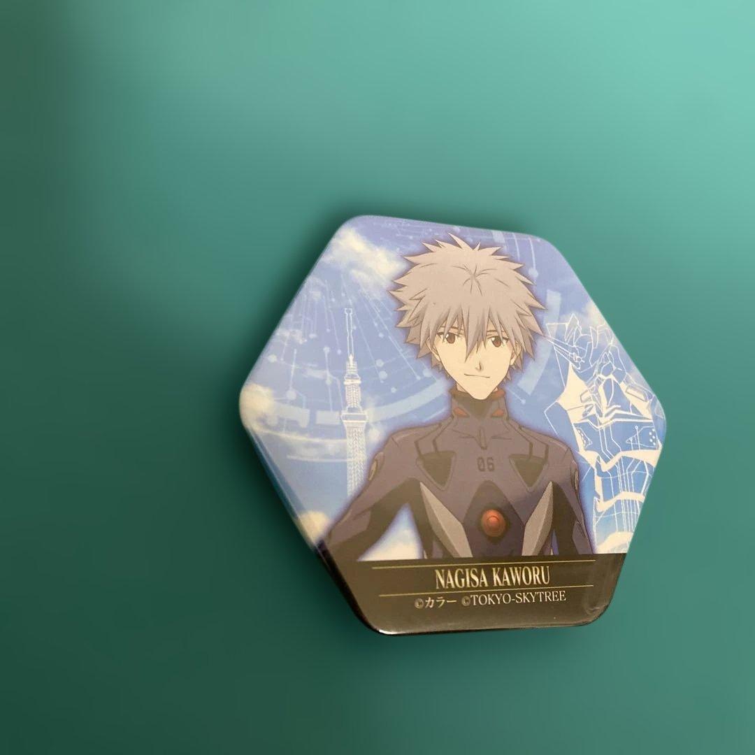 エヴァンゲリオン トウキョウスカイツリー計画 缶バッジ 渚カヲル