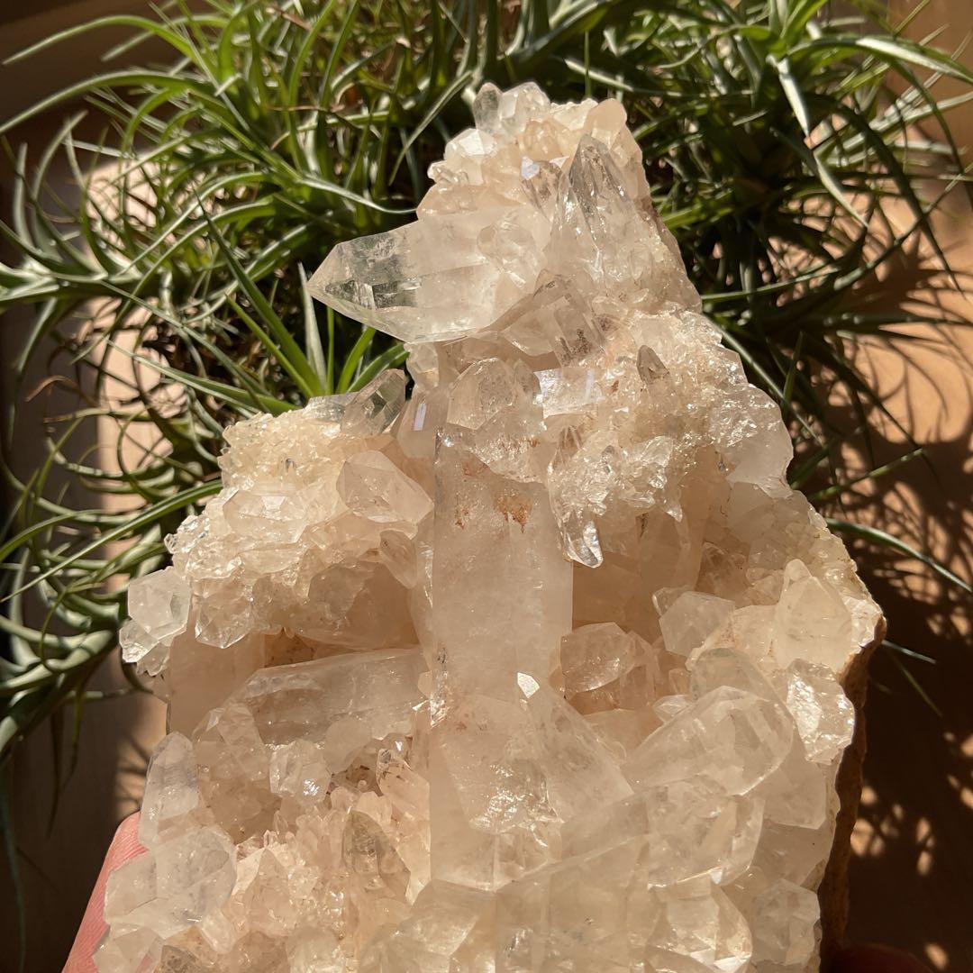 美品 ヒマラヤ マニカラン産 水晶 クラスター 天然石 原石