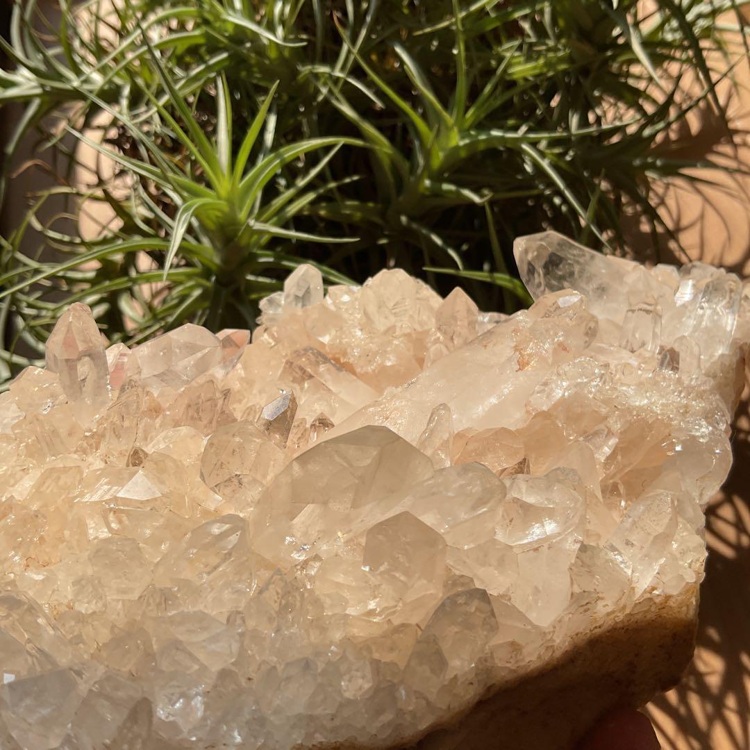 美品 ヒマラヤ マニカラン産 水晶 クラスター 天然石 原石