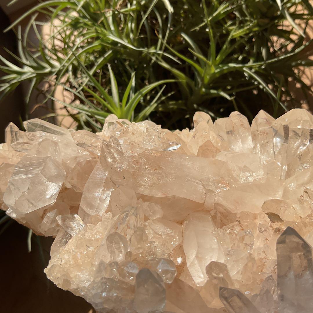 美品 ヒマラヤ マニカラン産 水晶 クラスター 天然石 原石