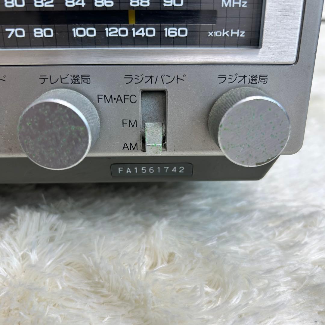 National ナショナル　TH6-X30 ブラウン管TV付ラジカセ 動作品