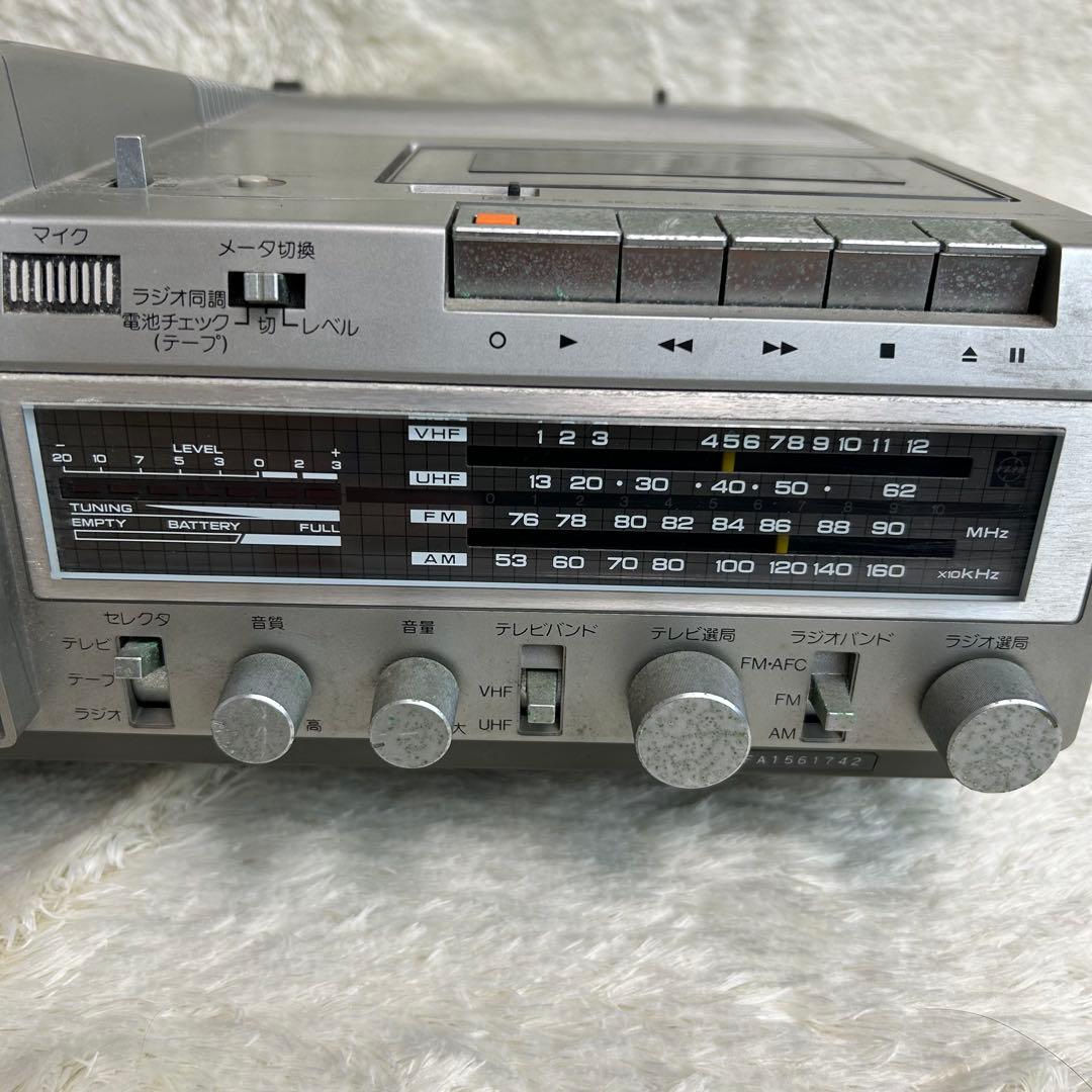 National ナショナル　TH6-X30 ブラウン管TV付ラジカセ 動作品