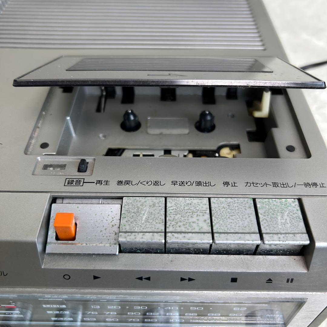 National ナショナル　TH6-X30 ブラウン管TV付ラジカセ 動作品