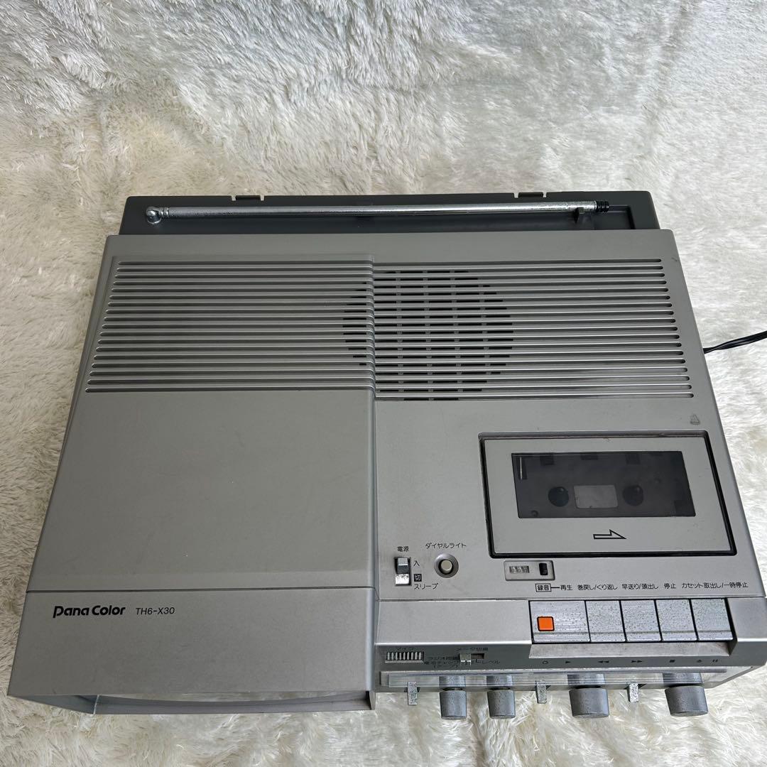 National ナショナル　TH6-X30 ブラウン管TV付ラジカセ 動作品