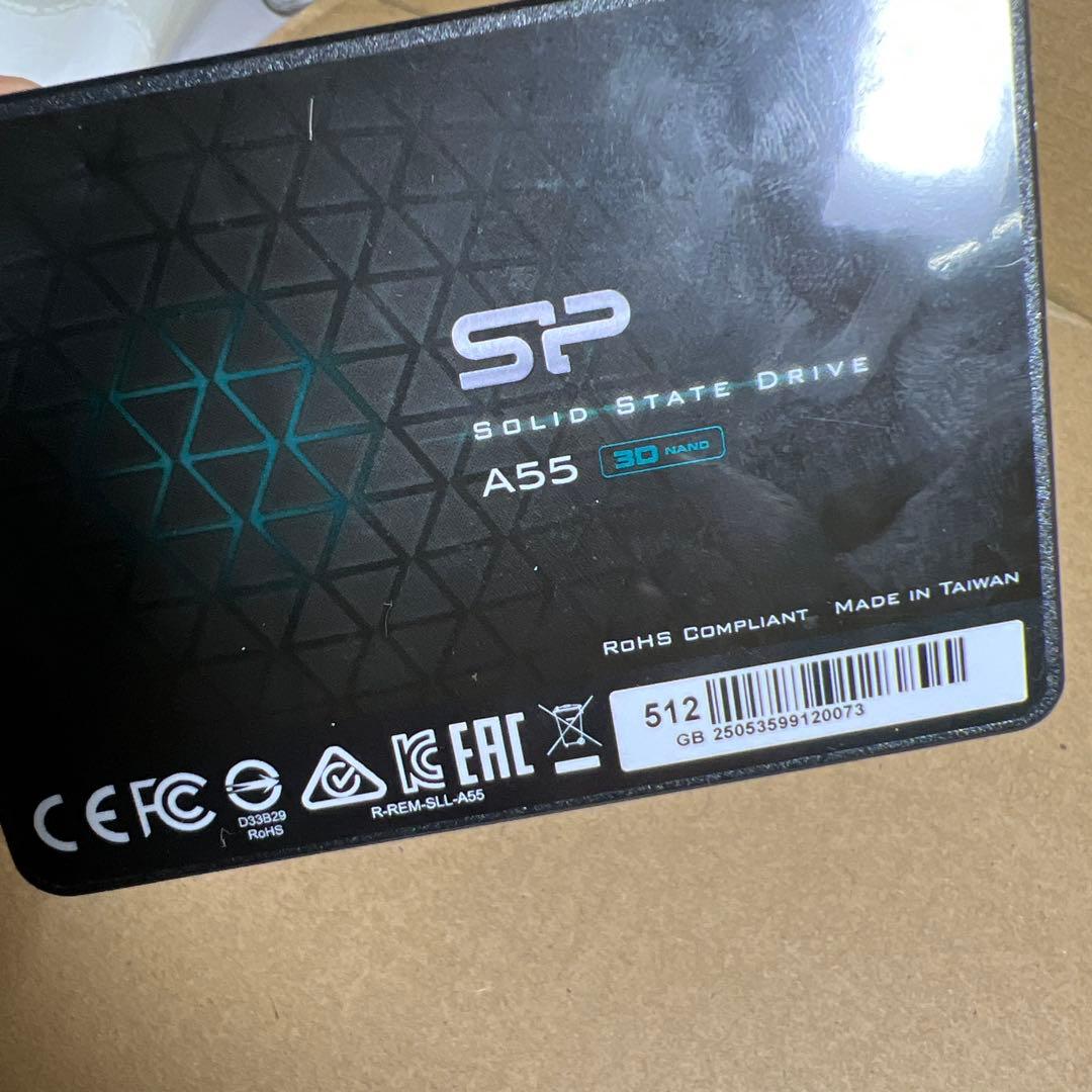 シリコン電源512GB SSD SP512GBSS3A55S25