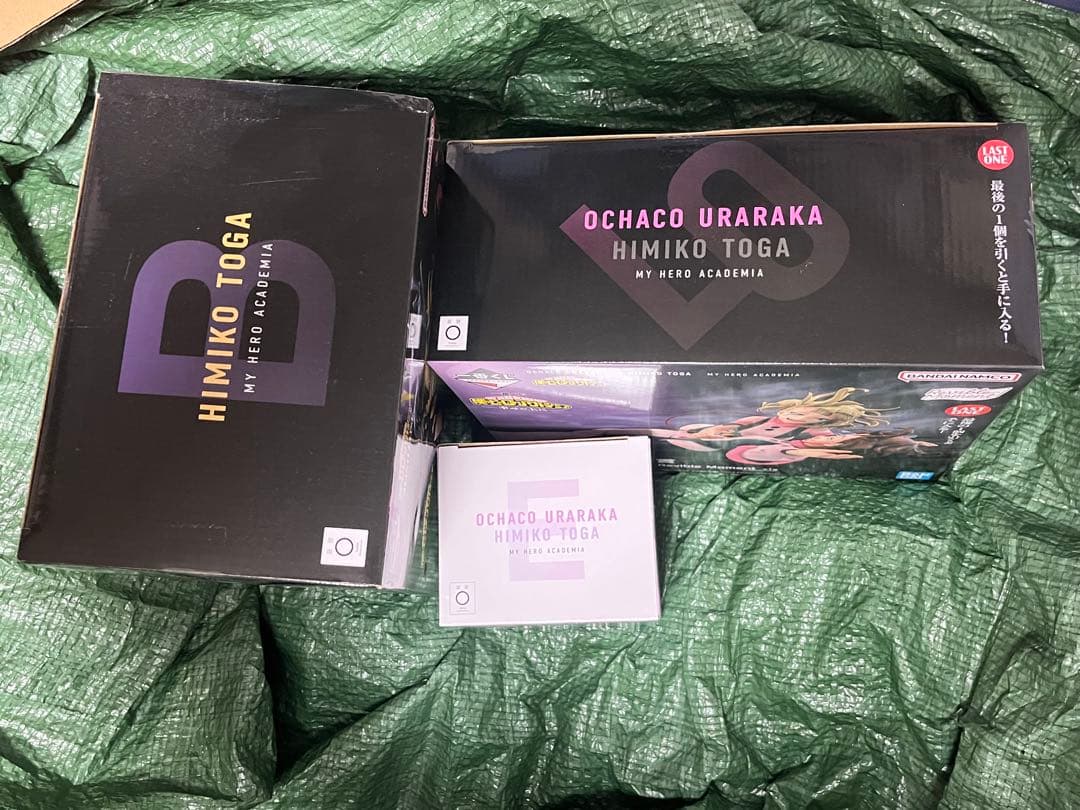 僕のヒーローアカデミア 一番くじ 幸せの上に 3点セットお茶子＆トガ