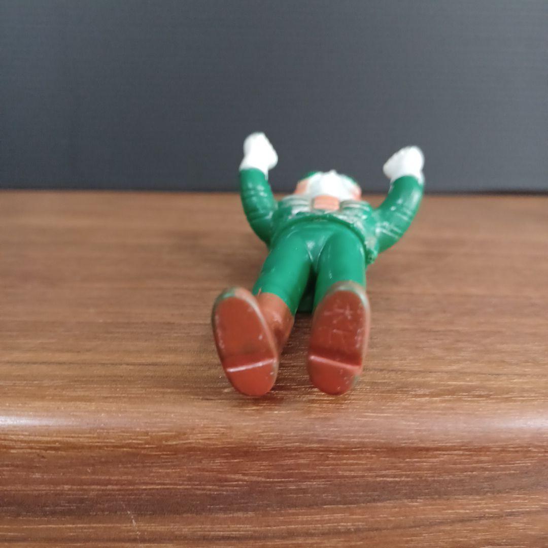 当時物　ポピー製「仮面ライダー」青成型と黒成型及びV3のミニソフビフィギュア3点