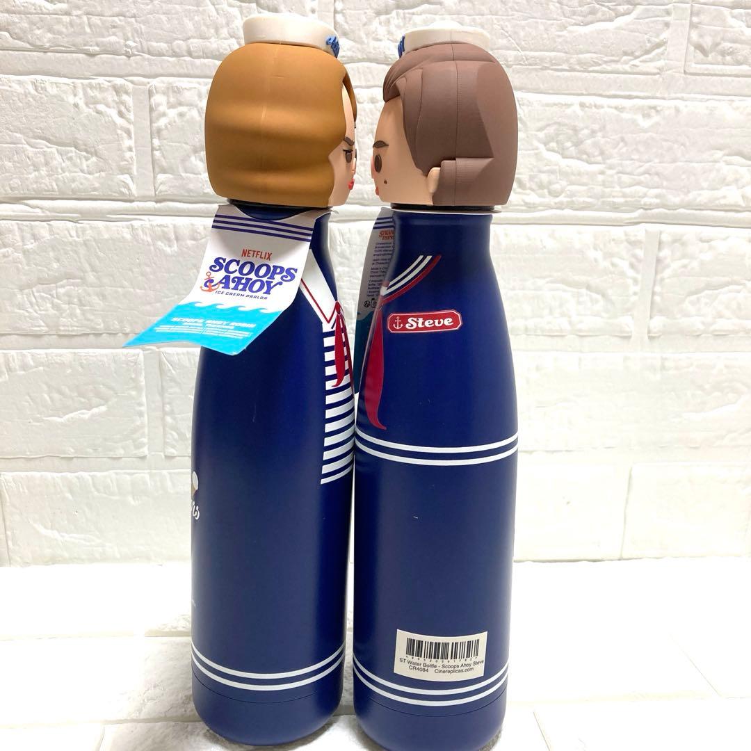 ヨーロッパ限定✨ストレンジャーシングス 水筒 500ml ロビン スティーブ