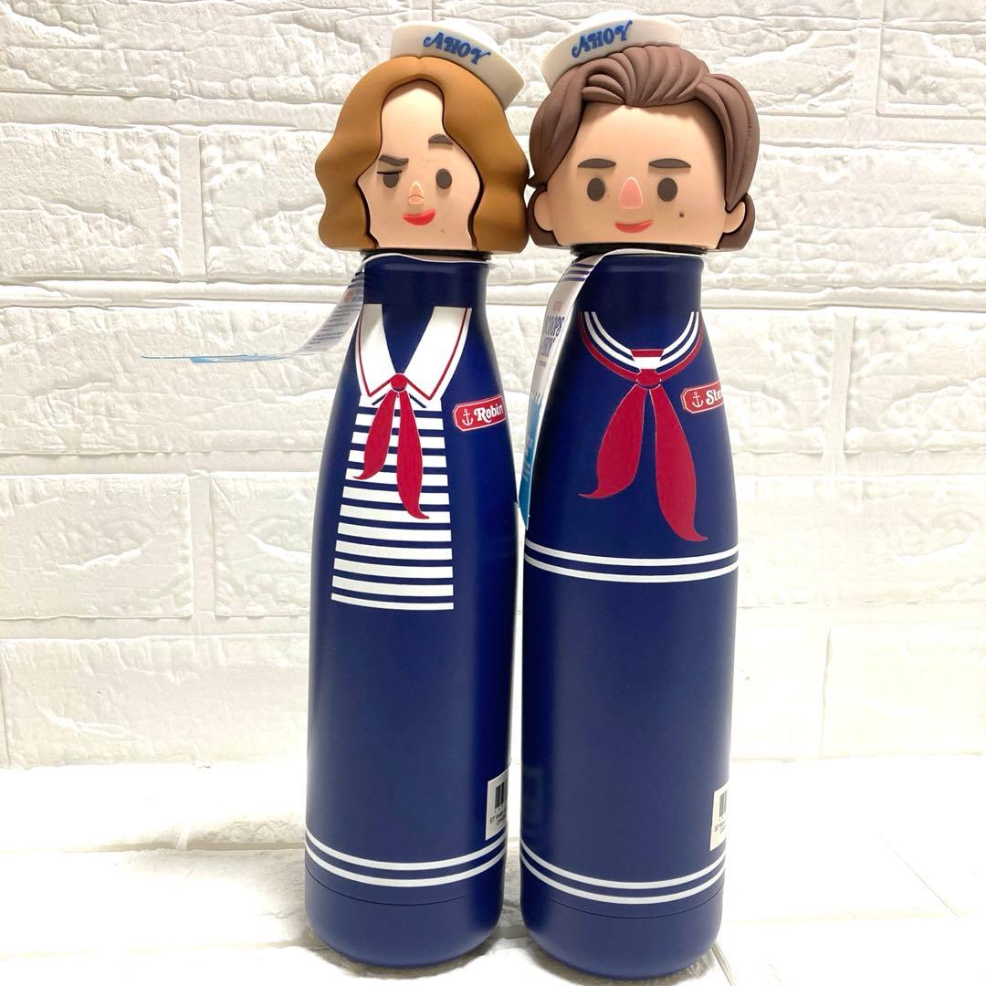 ヨーロッパ限定✨ストレンジャーシングス 水筒 500ml ロビン スティーブ