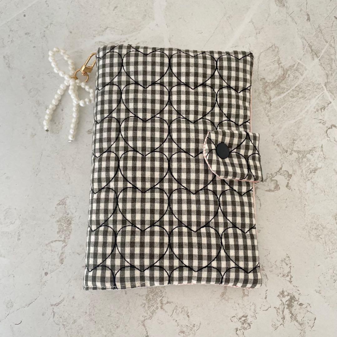 即発送[リフィル6枚付] A6バインダー&バインダーカバーセット　韓国　ブラック