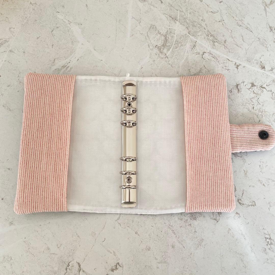 即発送[リフィル6枚付] A6バインダー&バインダーカバーセット　韓国　ブラック