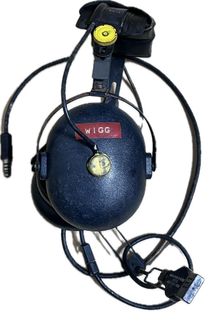 米海軍実物 Astrocom デッキクルー用遮音ヘルメット ネーム入 ジャンク