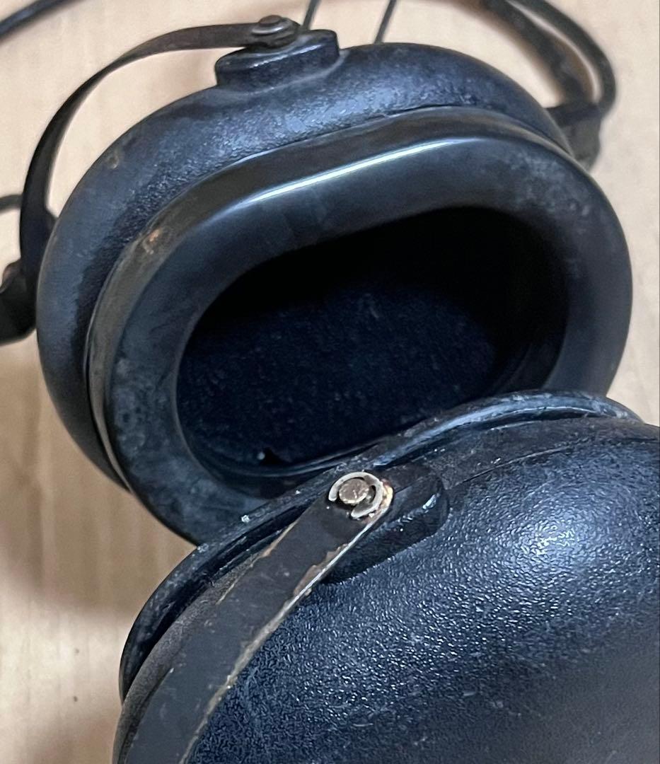 米海軍実物 Astrocom デッキクルー用遮音ヘルメット ネーム入 ジャンク