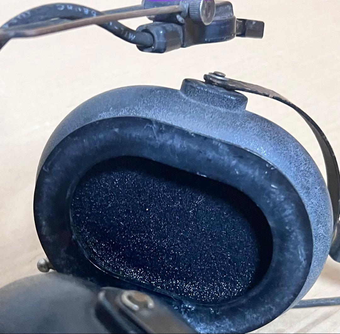 米海軍実物 Astrocom デッキクルー用遮音ヘルメット ネーム入 ジャンク