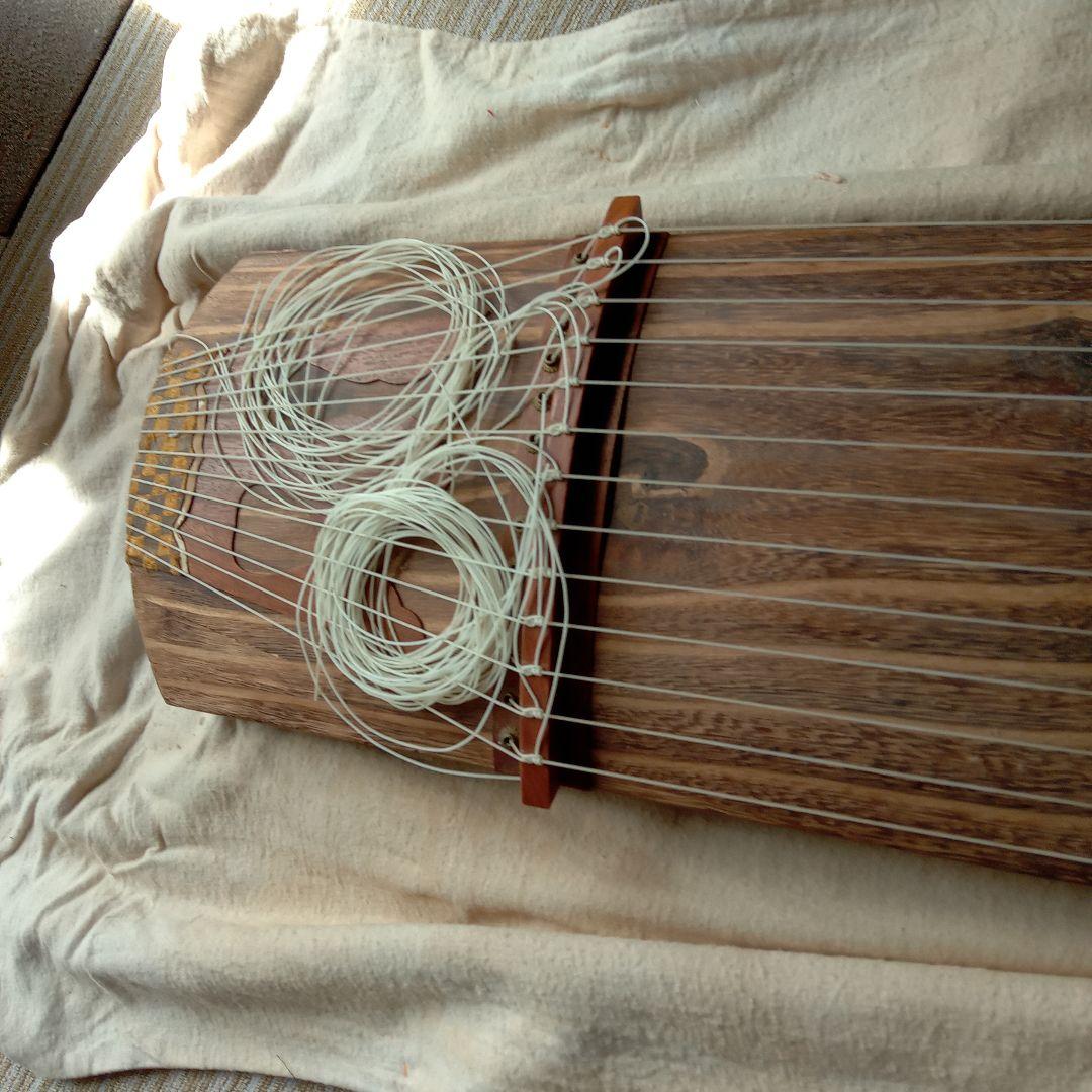 琴 木目タイプ 弦付き