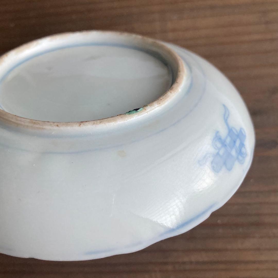 金彩赤絵鶴唐花皿　伊万里焼や大聖寺伊万里、林九郎窯や古伊万里、九谷焼や龍峰窯好き