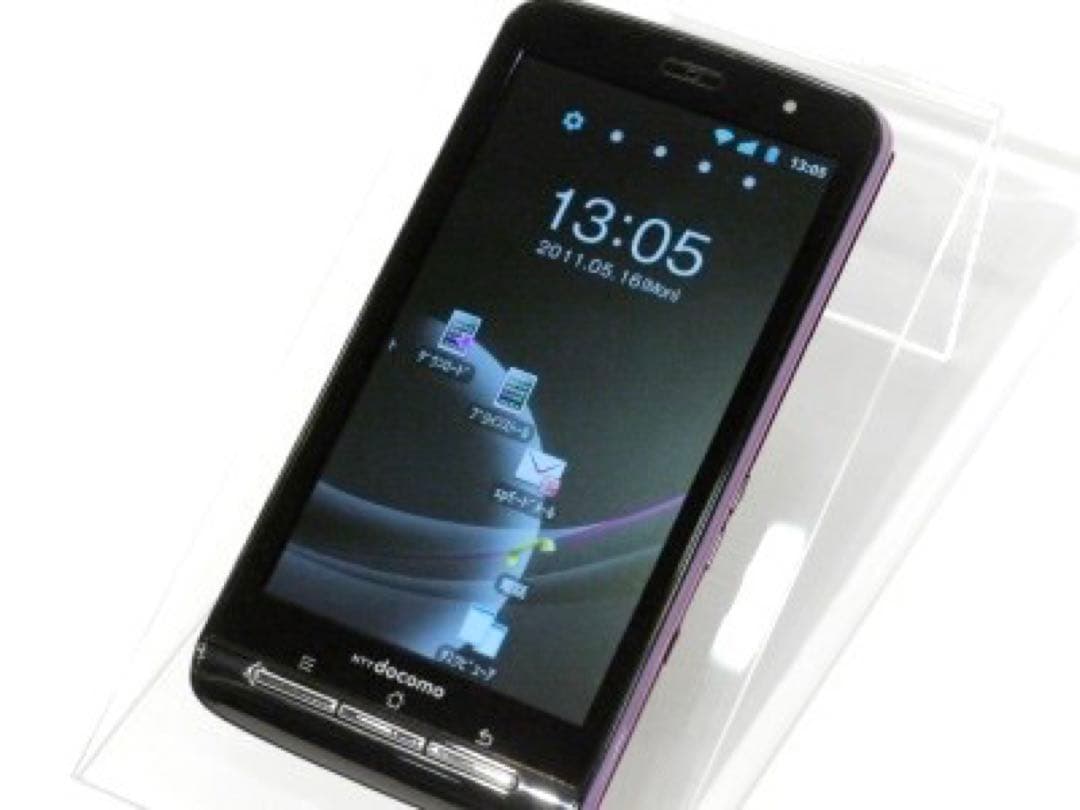 パナソニック NTTドコモ Androidスマートフォン本体 P-07C 黒②