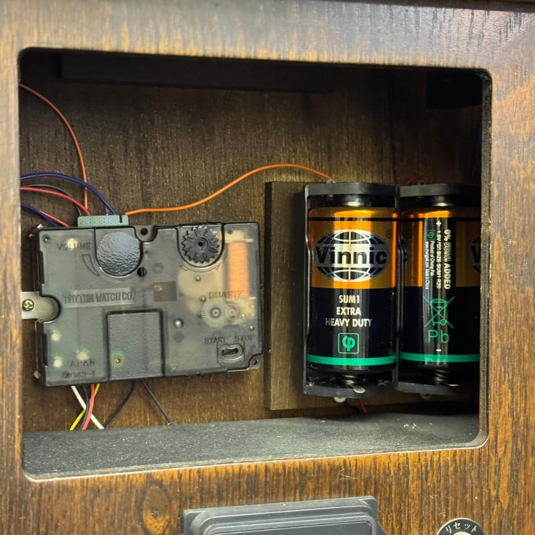 ☆リズム時計　スモールワールド　からくり時計　4RH655RH