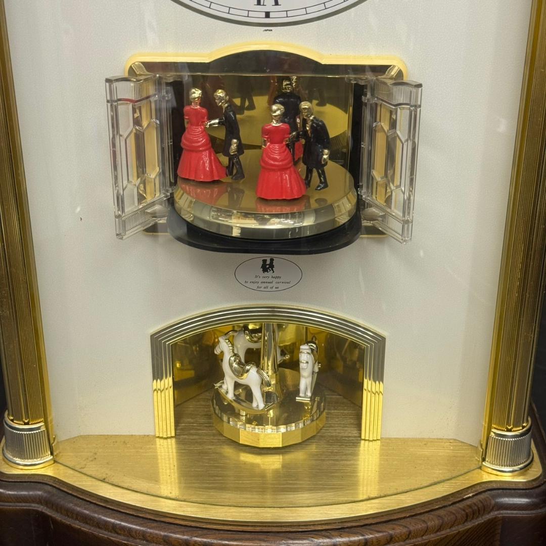 ☆リズム時計　スモールワールド　からくり時計　4RH655RH