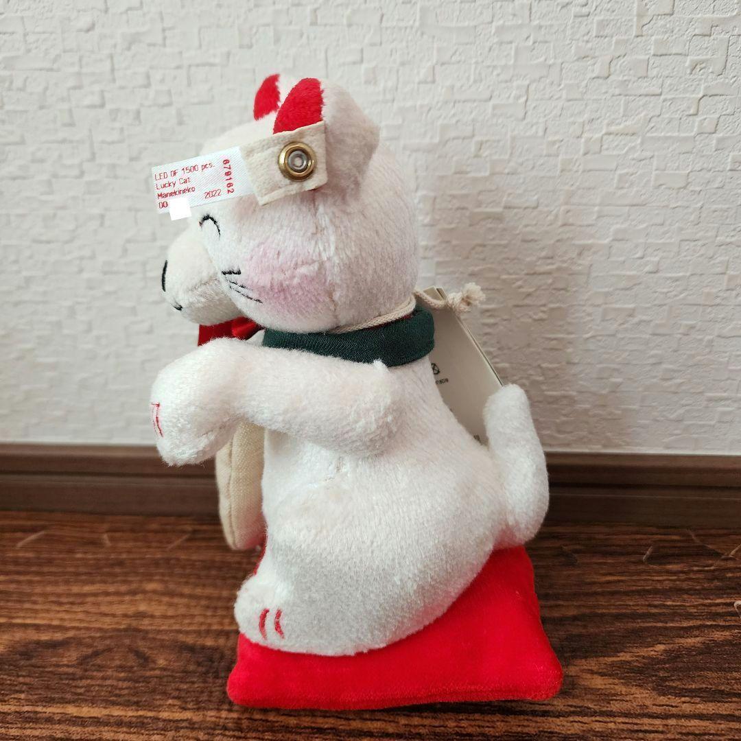 ★人気限定品★シュタイフ フォー トゥモロー 招き猫 Steiff まねきねこ