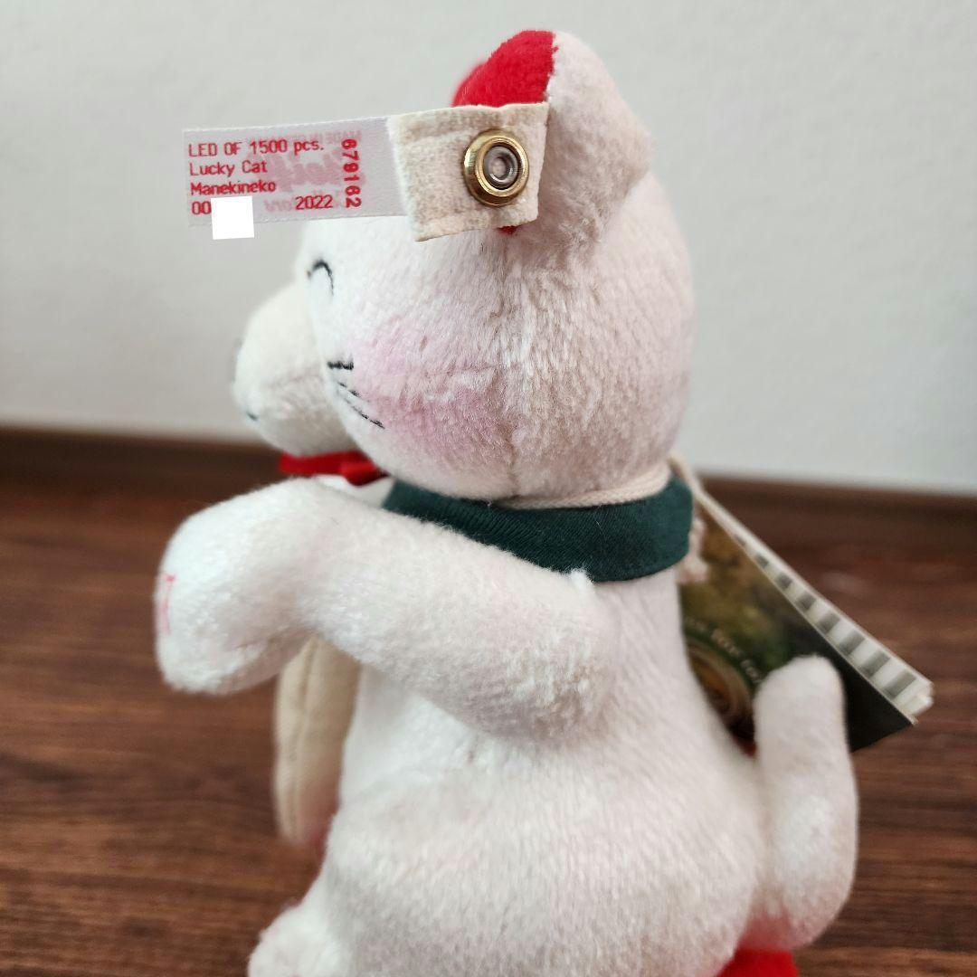 ★人気限定品★シュタイフ フォー トゥモロー 招き猫 Steiff まねきねこ