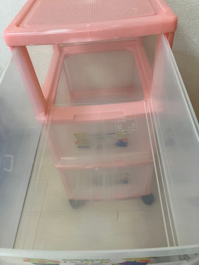 サンリオ　ミスターベアーズドリーム　3段チェスト　引き出し　収納ケース