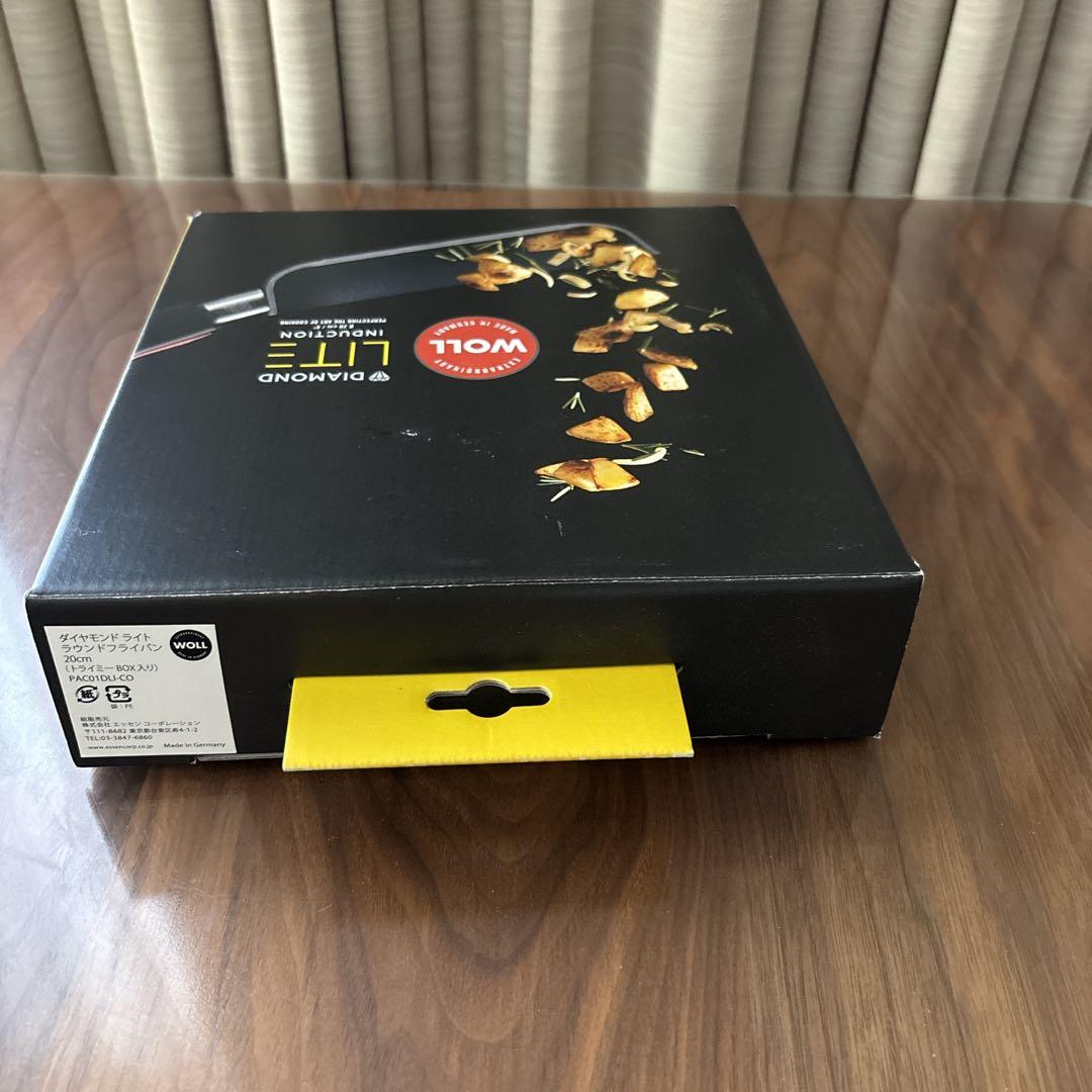 WOLL ヴォル IH対応　フッ素加工　ダイヤモンド ライトフライパン 20cm