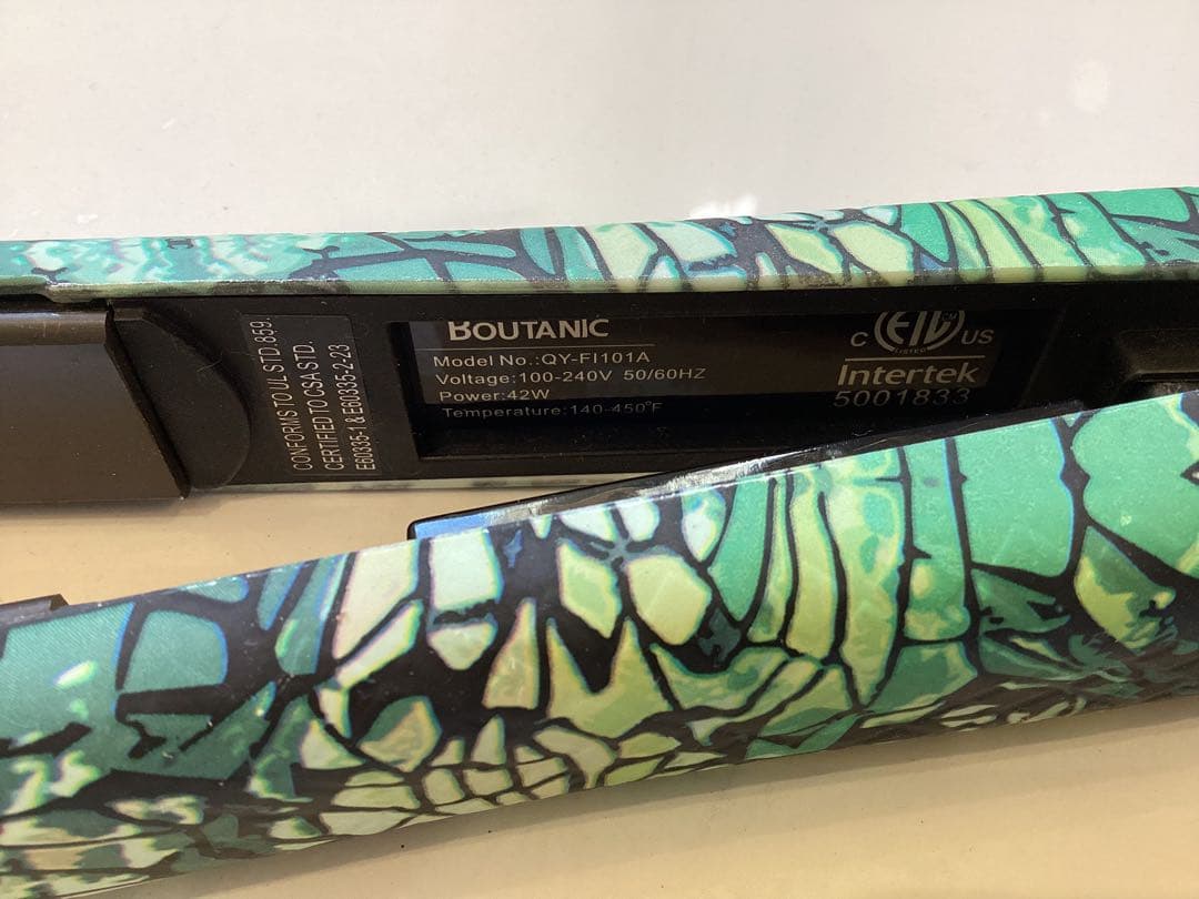 Boutanic ストレートヘアアイロン QY-FI101A 海外対応