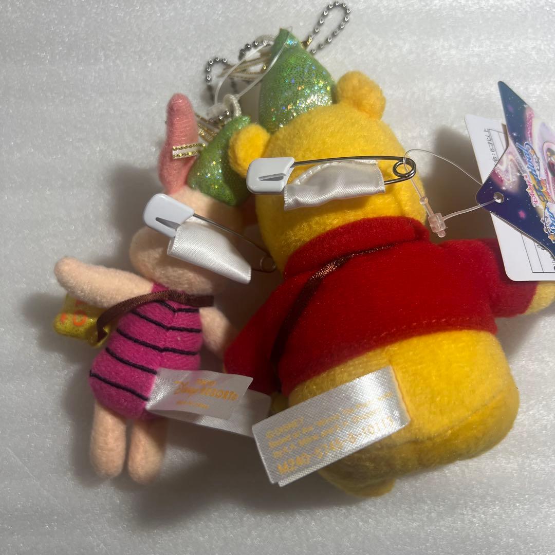 ディズニーリゾート　七夕　プーさん　ピグレット　ぬいぐるみキーホルダー　ぬいば