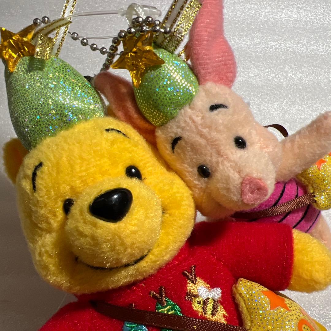 ディズニーリゾート　七夕　プーさん　ピグレット　ぬいぐるみキーホルダー　ぬいば
