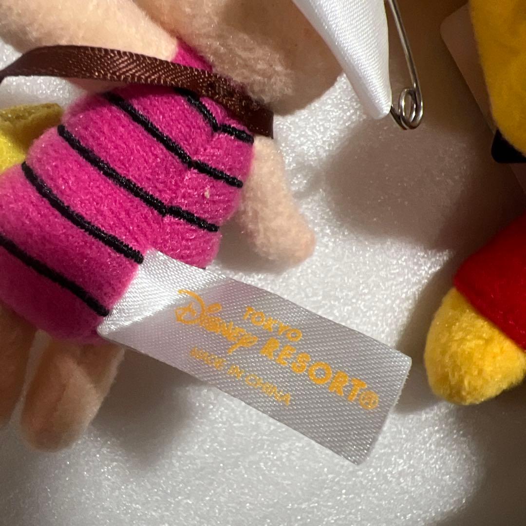 ディズニーリゾート　七夕　プーさん　ピグレット　ぬいぐるみキーホルダー　ぬいば