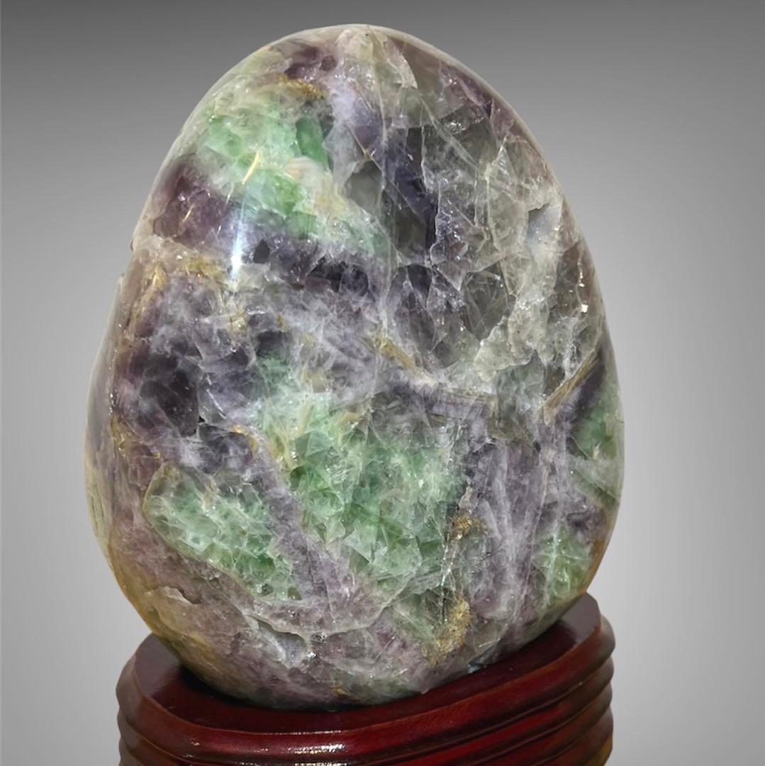 ✳️存在際立つ素敵なフローライト原石✨レインボー フローライト 原石 天然石 置物