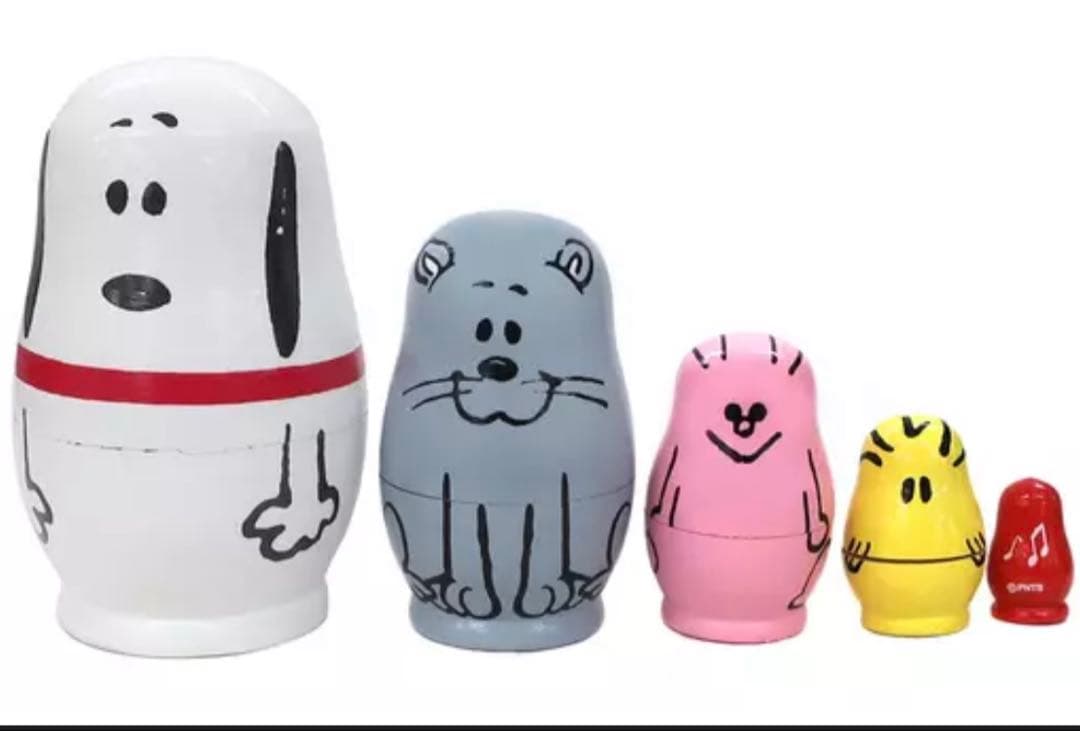 マトリョーシカ 「PEANUTS(SNOOPY)」 スヌーピーミュージアム限定