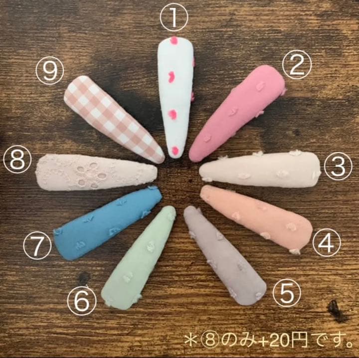 【103】リバティプリント使用　ハンドメイド　パッチンピン　ヘアピン　3個セット