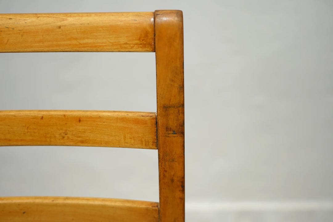 イギリス　ビンテージ　60s ラダーバックチェア　椅子　古木　北欧