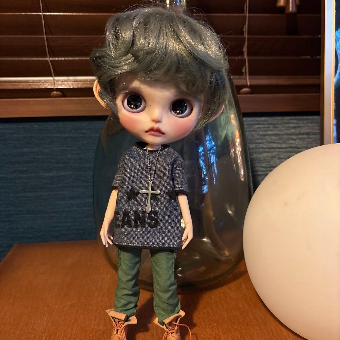 カスタムアイシードール 本体のみ　つけ耳付き　男の子　女の子