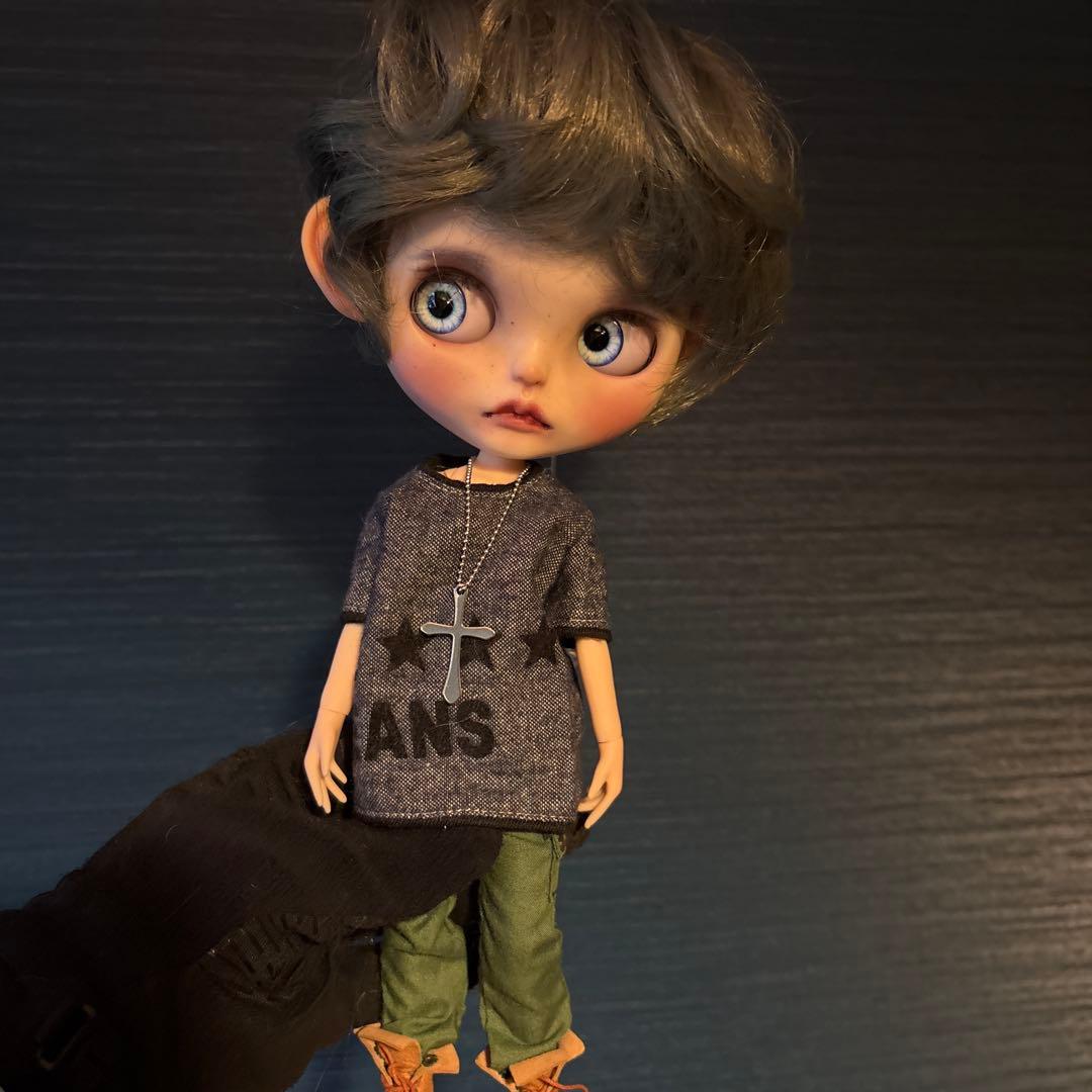 カスタムアイシードール 本体のみ　つけ耳付き　男の子　女の子