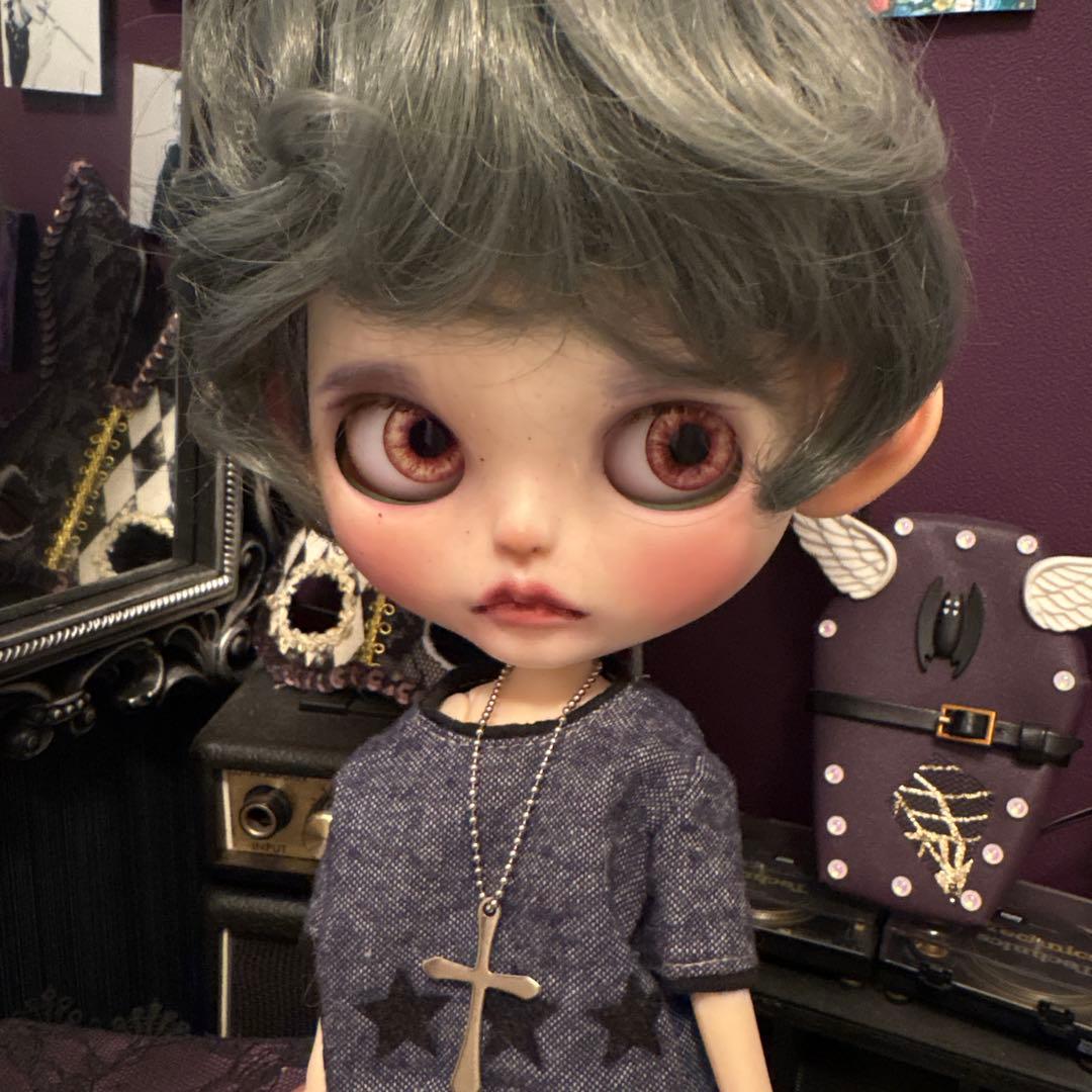 カスタムアイシードール 本体のみ　つけ耳付き　男の子　女の子